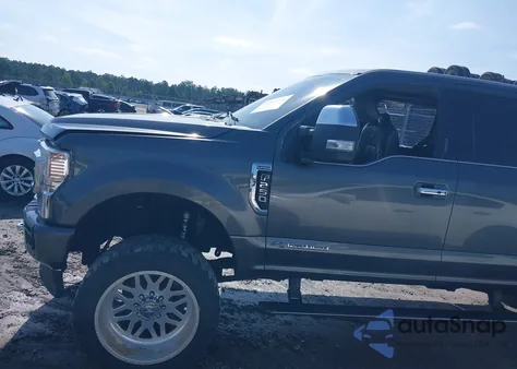 2020 Ford F-250 Platinum из США, поврежденный, VIN 1FT7W2BT1LEE75065